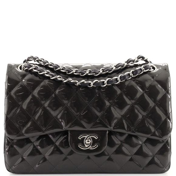 CHANEL Bags Chanel Classic Double Flap Bag Quilted Striated